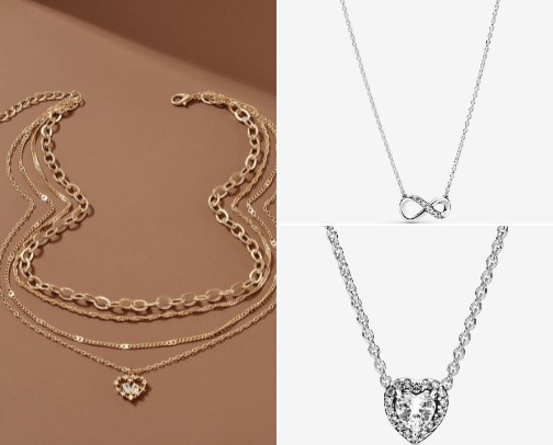 Necklace cover photo collage