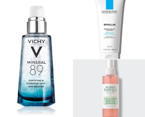 Skincare Products cover photo collage