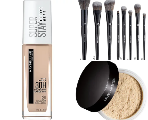 Makeup must haves cover photo collage
