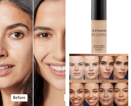 Makeup cover photo collage