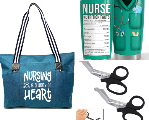 Nurses must haves: Top picks for a happier shift. cover photo collage