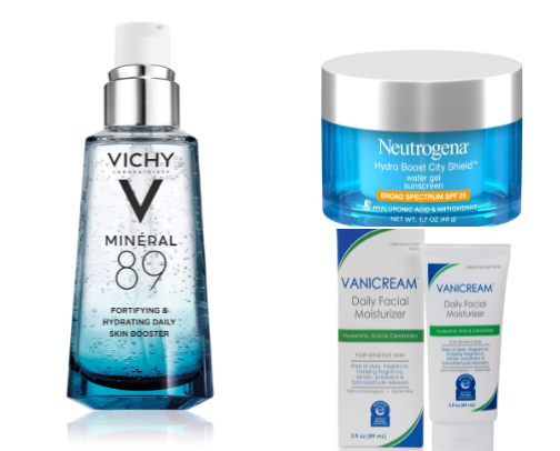 Skincare for dry skin cover photo collage