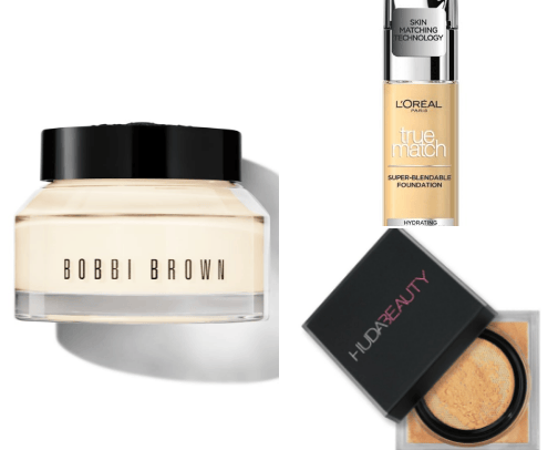 Makeup products💄 cover photo collage