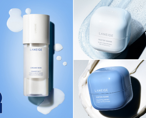 Laneige - Most-purchased items cover photo collage