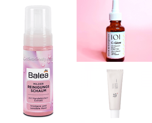 Skincare cover photo collage