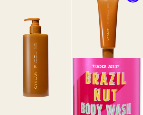 Shower/self care products that leave my skin smelling amazing and moisturized all day!! (fall edition) cover photo collage