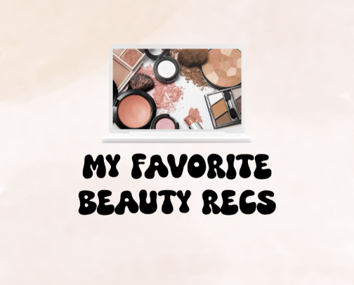 My favorite beauty recs cover photo collage