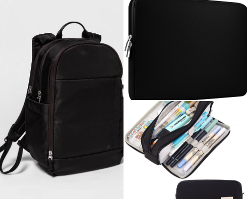 College Backpack Essentials cover photo collage