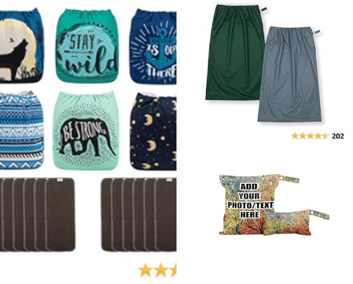 Cloth Diaper Bare Necessities cover photo collage