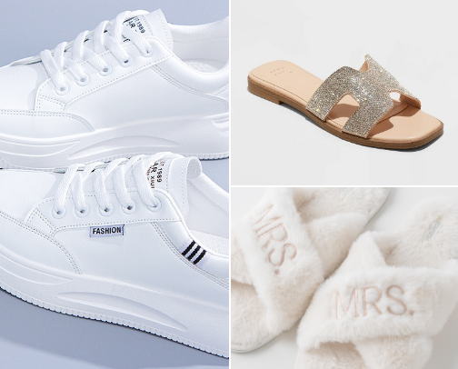 Comfy & style shoes cover photo collage