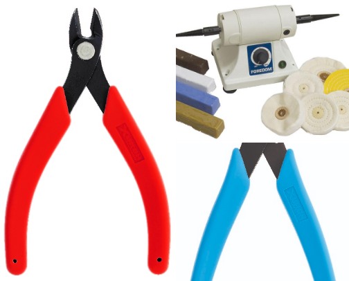 My jewelry bench setup cover photo collage