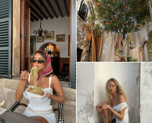 European Summer cover photo collage