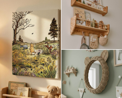 Charming Nursery Decor Finds cover photo collage