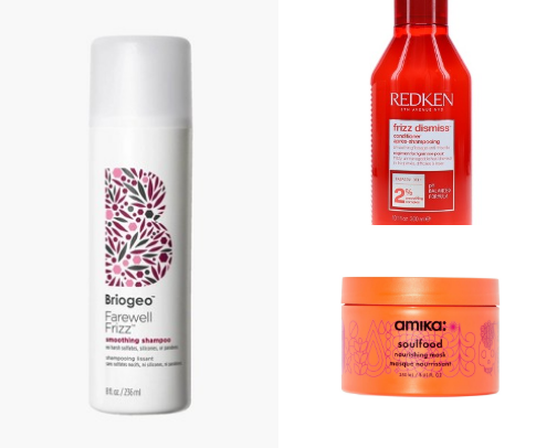 Haircare Essentials for Dry, Frizzy & Damaged Hair cover photo collage