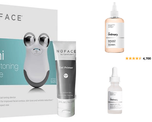That girl skincare must haves cover photo collage