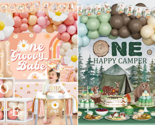 1st Birthday Decoration Themes & Sets cover photo collage