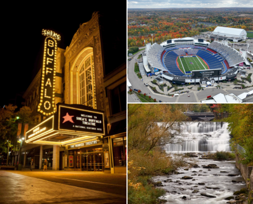 visit buffalo cover photo collage