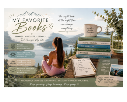 Personal Growth, Mindset and Self-Development Books That Changed My Life 📚 cover photo collage