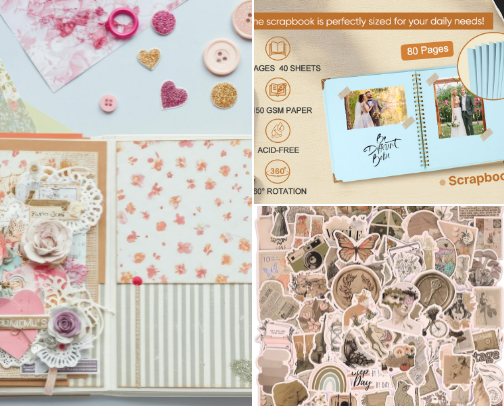 Journaling & Scrapbooking Supplies for Beginners cover photo collage