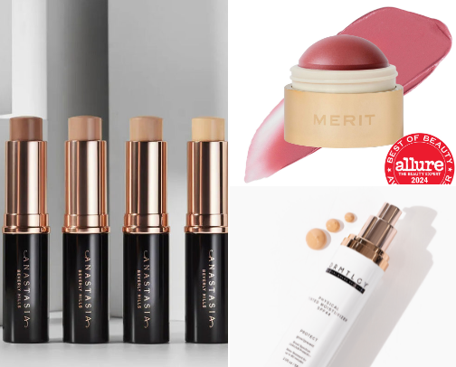 My fav beauty products🤍 cover photo collage