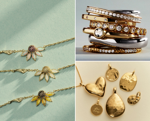 jewelry cover photo collage