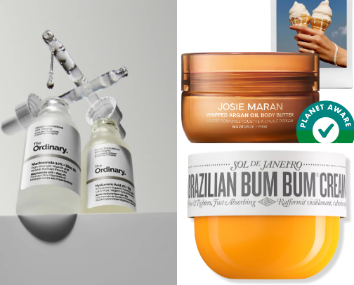 Skincare cover photo collage