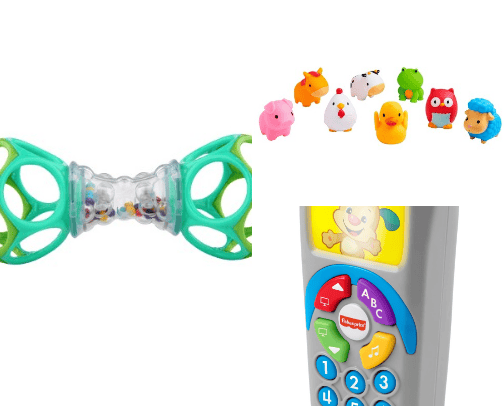 Favorite Baby Toys! cover photo collage