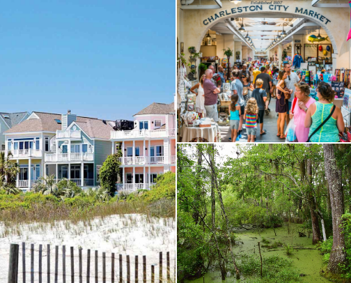 Low Cost Charleston, SC Activities cover photo collage