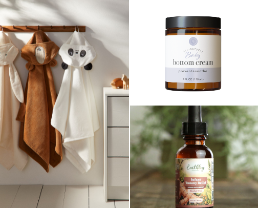 Baby products I'm obsessed with: a starter kit for crunchy moms cover photo collage