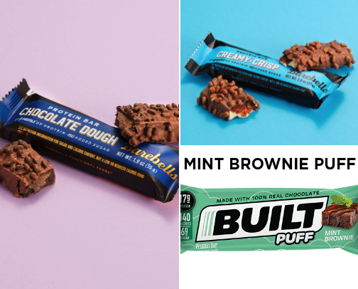 My favorite protein bars cover photo collage