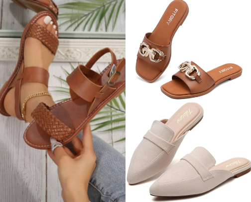 Women's foot wear cover photo collage