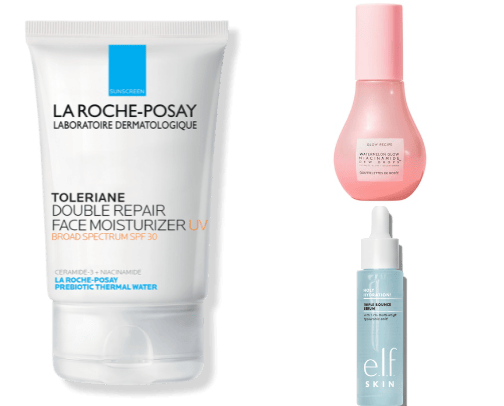 My beauty and skincare favorites. Serums, toners... cover photo collage