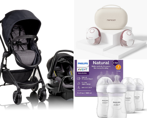 BABY REGISTRY & BREASTFEEDING MOM RECS👩🏽‍🍼🤍 cover photo collage