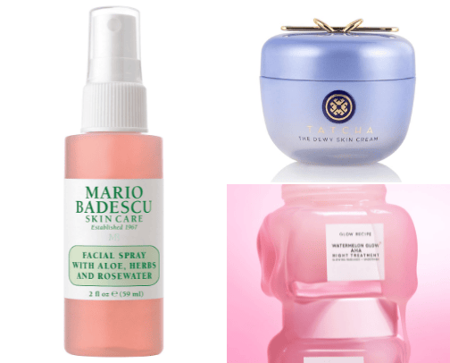 Skin care cover photo collage