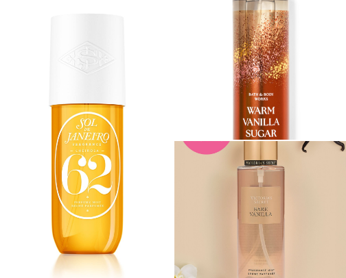 🍓🍦 From Sweet to Sensual – Your Ultimate Fragrance Mist Notes Guide 🌙✨ cover photo collage