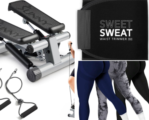 Workout Items for Home and Gym cover photo collage