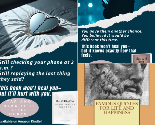 My favorite Quote books and eBooks cover photo collage