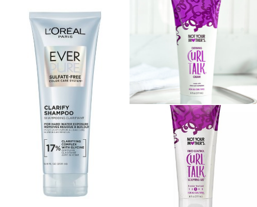 curly girl hair routine ✨👩🏽‍🦱 cover photo collage