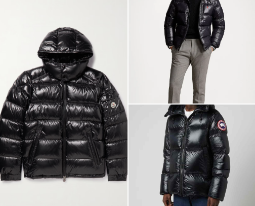 Best puffer jackets cover photo collage