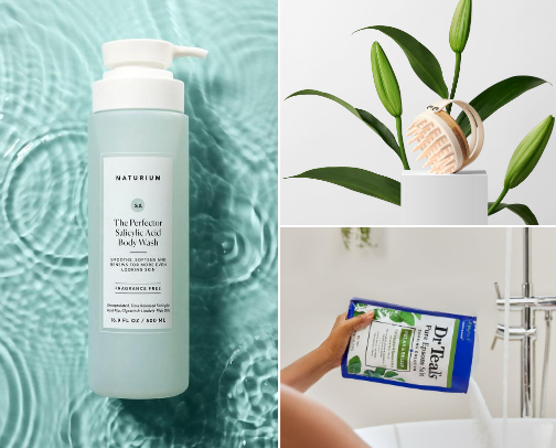 Self-Care, Upgraded: Must-Have Bath & Body Items cover photo collage