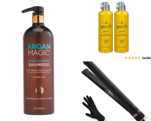 My fav hair products and tools 🧰 cover photo collage