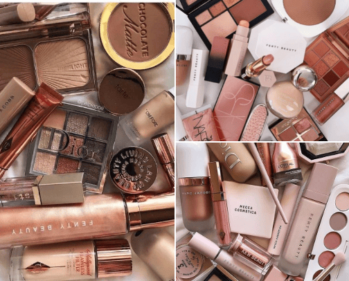 Makeup💄 cover photo collage