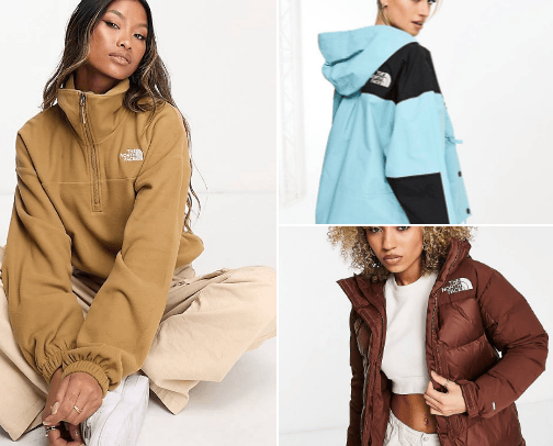 THE NORTH FACE 🖤 cover photo collage