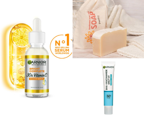 Skin care products 🫶🏻 cover photo collage