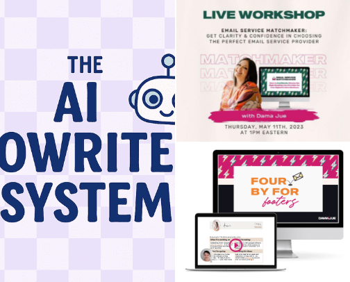 Email Marketing Resources cover photo collage