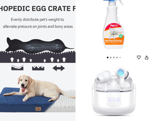 Pets product cover photo collage