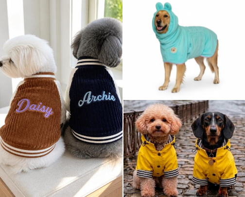 Dog Clothes for Every Season | Cooling Wear, Raincoats, Sweaters & Pajamas 🐶 cover photo collage