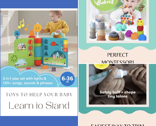 Baby MUST haves cover photo collage