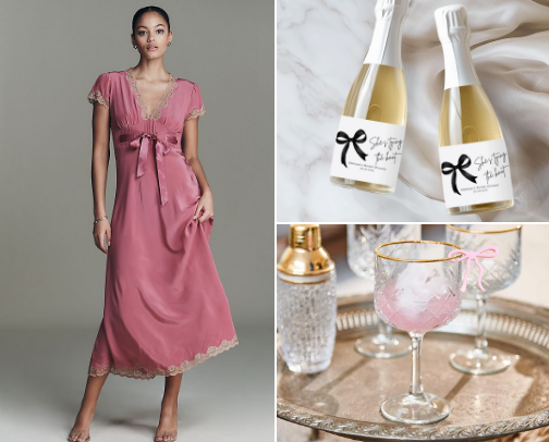 She’s Tying the Knot: Bridal Shower Essentials 🎀💍 cover photo collage