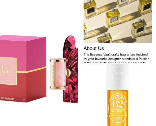 Perfume must haves!🤍 cover photo collage